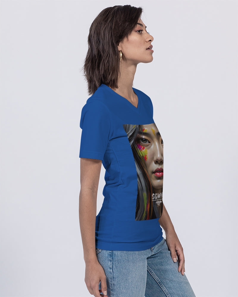 Asian Collection (Part 2 ) Unisex Jersey V-Neck Tee | Bella + Canvas