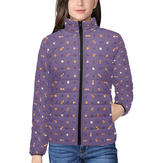 Women's stand collar padded jacket(H41)