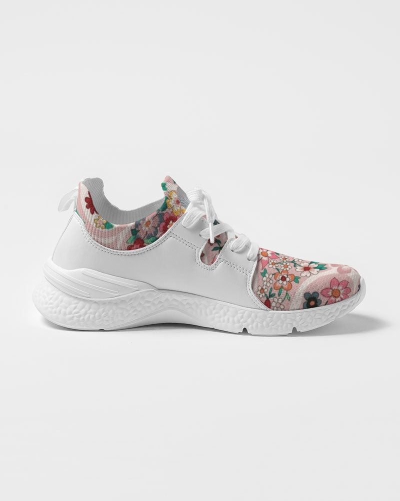 Pink abstract Pretty Sisters Women's Two-Tone Sneaker