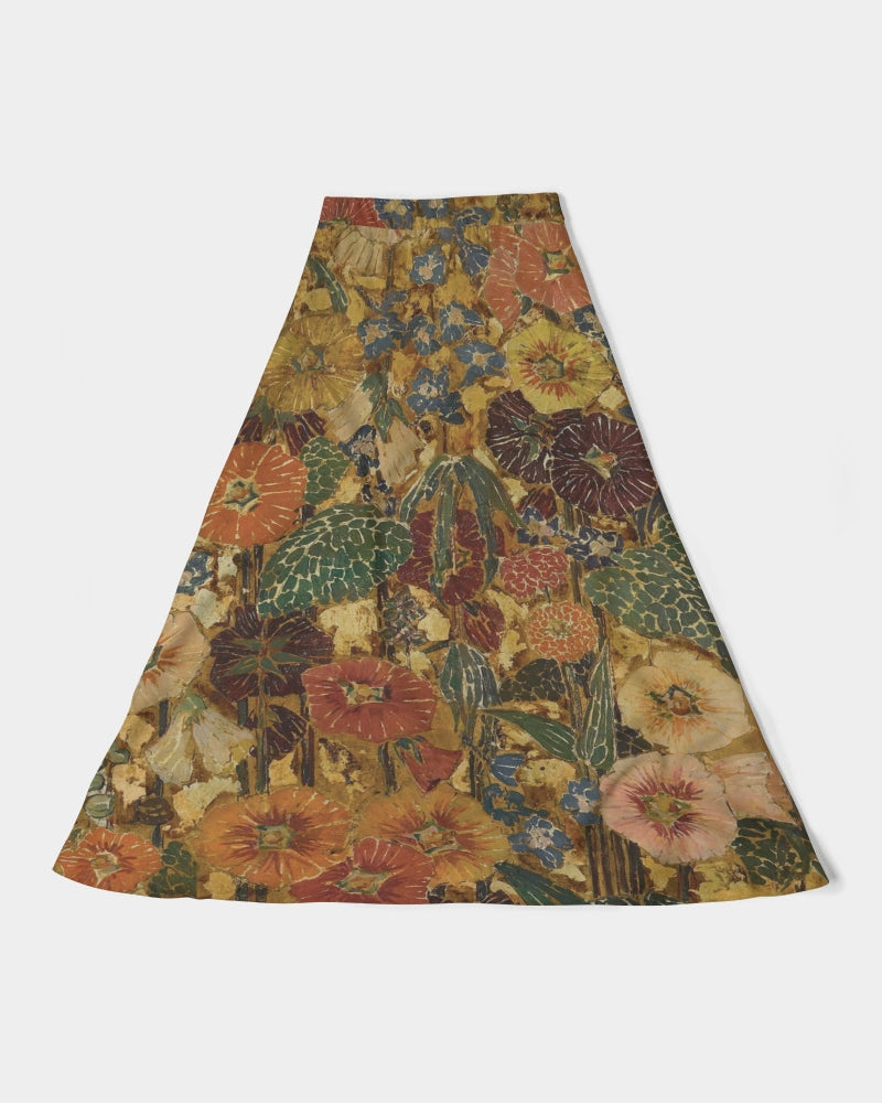 Autumn play Women's All-Over Print A-Line Midi Skirt