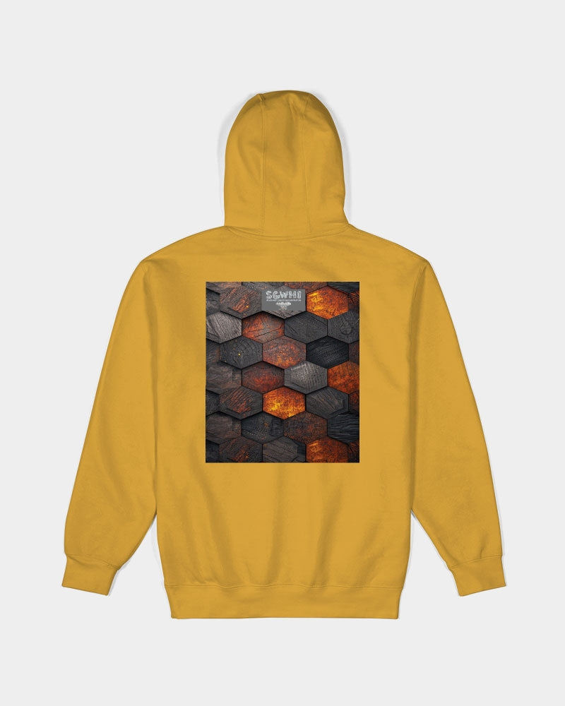 Cool stone hexagon patten 3D Unisex Premium Pullover Hoodie | Lane Seven