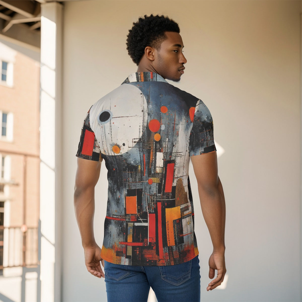 All-Over Print Men's short sleeve Shirt