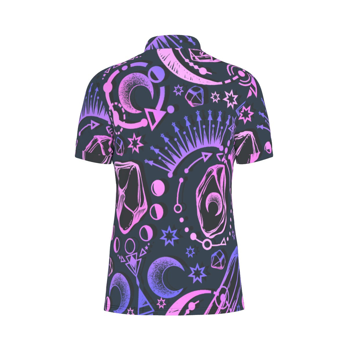 All-Over Print Men's Stretch Polo Shirt