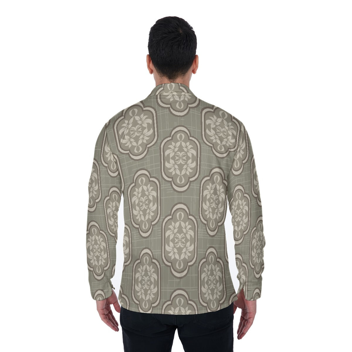 All-Over Print Men's Long Sleeve Shirt