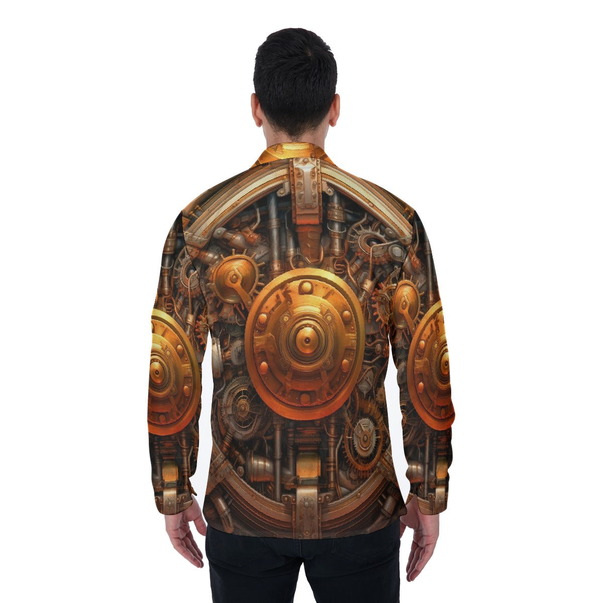 All-Over Print Men's Long Sleeve Shirt