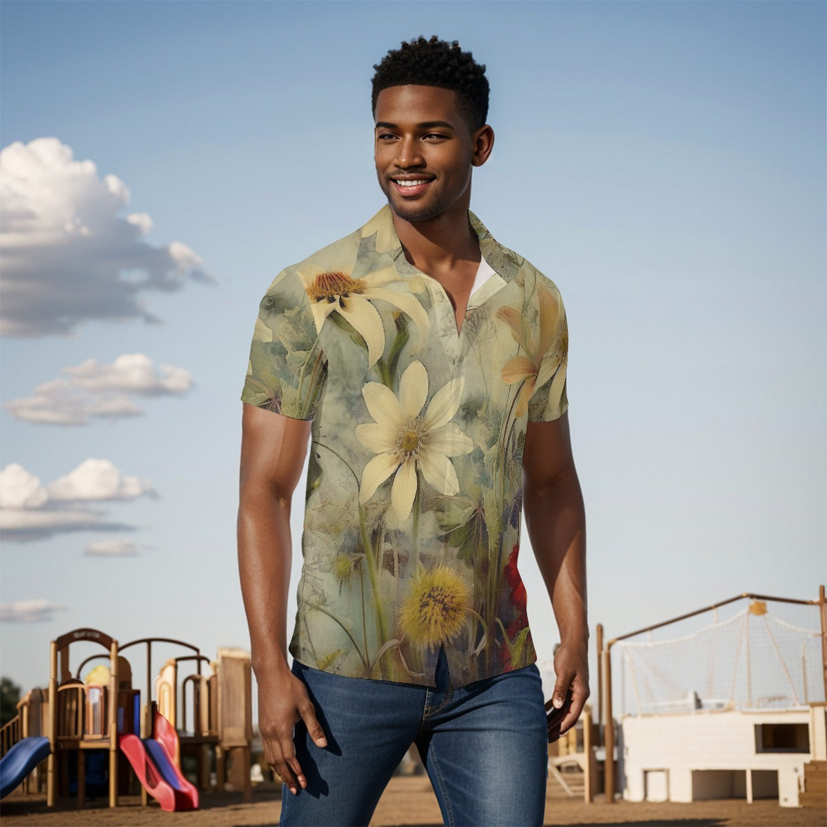 All-Over Print Men's short sleeve Shirt