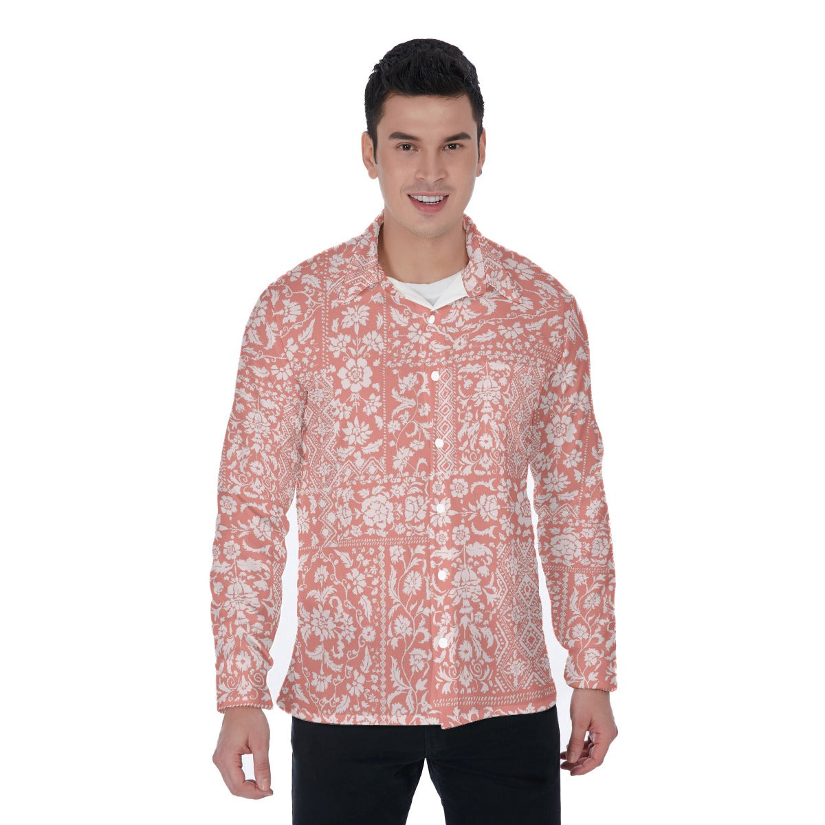 All-Over Print Men's Long Sleeve Shirt