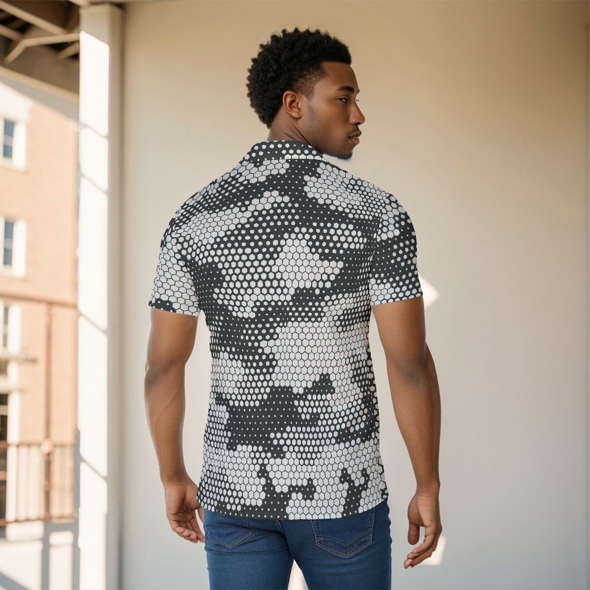 All-Over Print Men's short sleeve Shirt