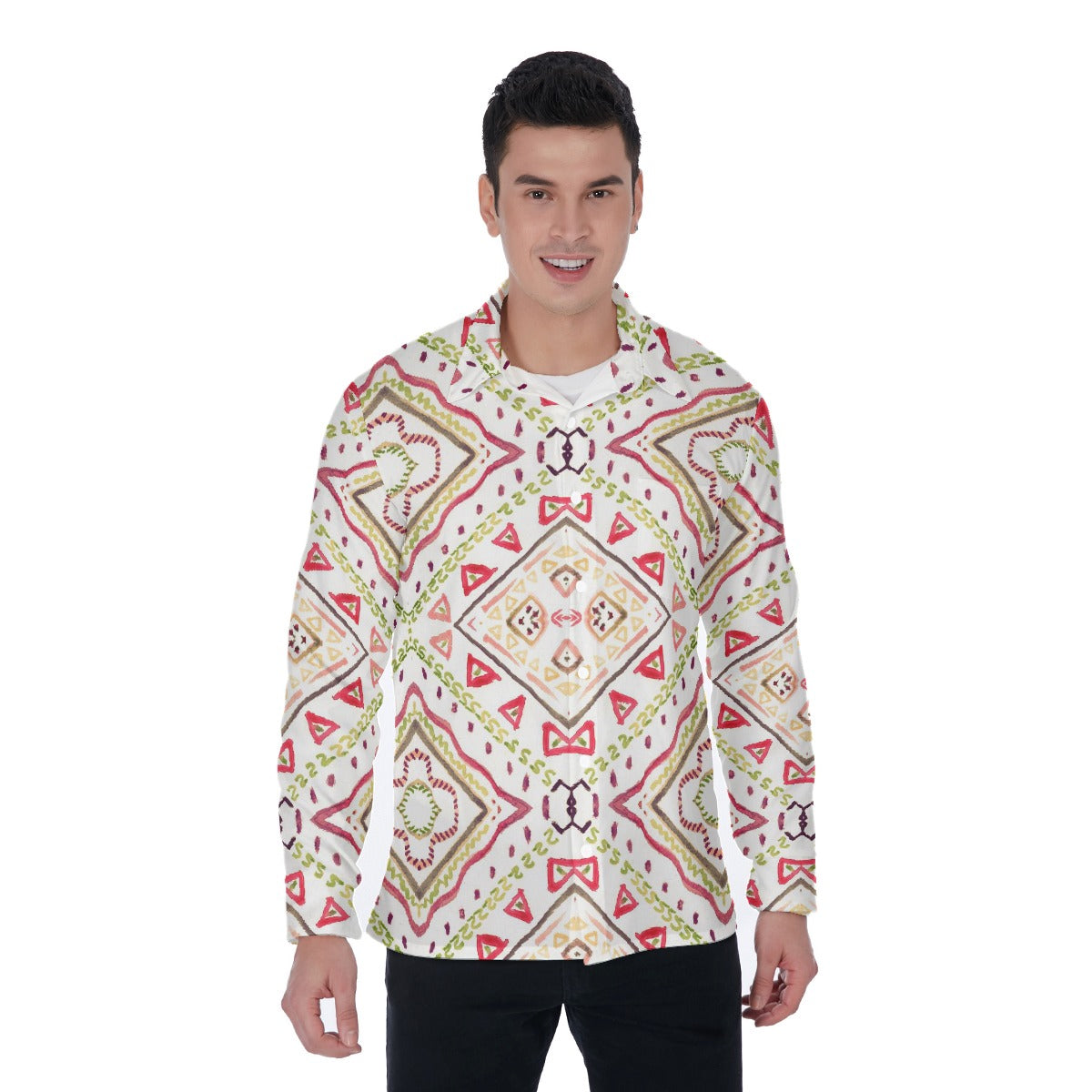 All-Over Print Men's Long Sleeve Shirt