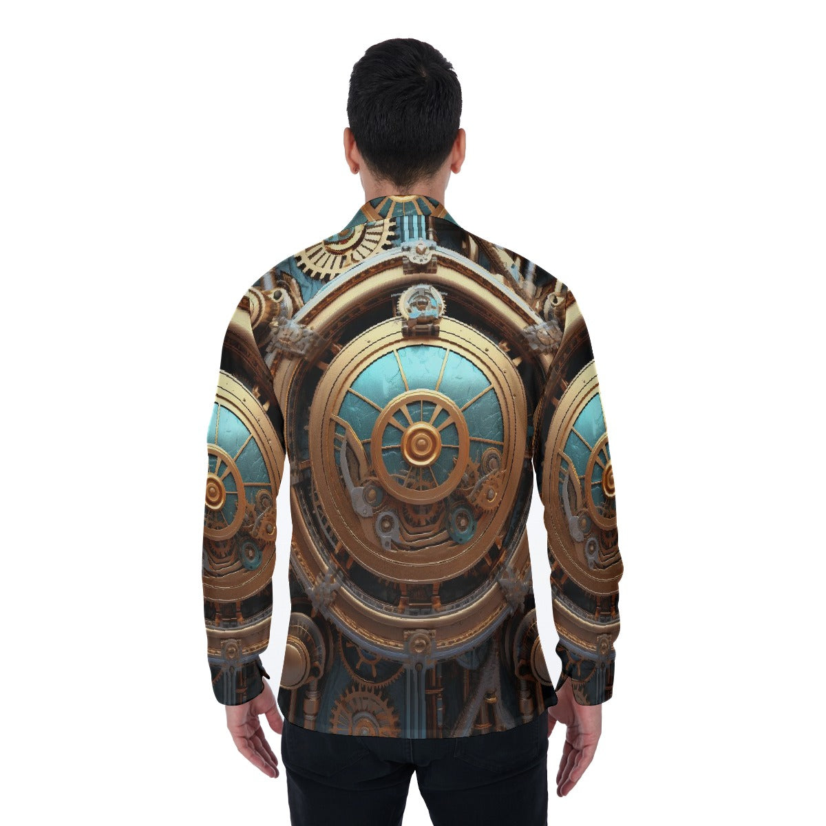 All-Over Print Men's Long Sleeve Shirt