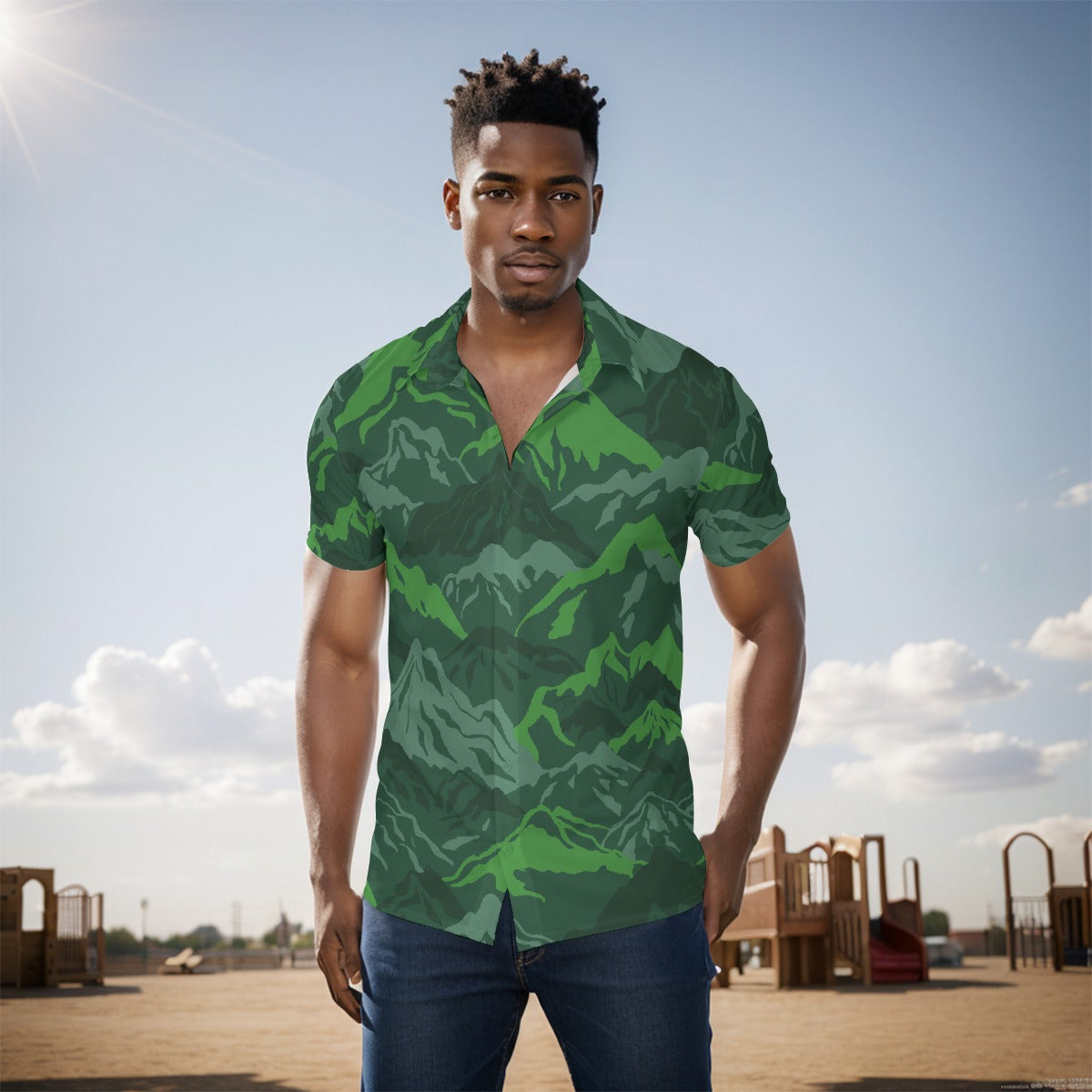 All-Over Print Men's short sleeve Shirt