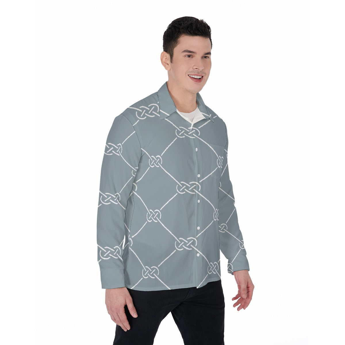 All-Over Print Men's Long Sleeve Shirt