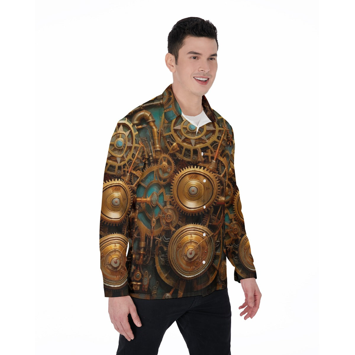 All-Over Print Men's Long Sleeve Shirt