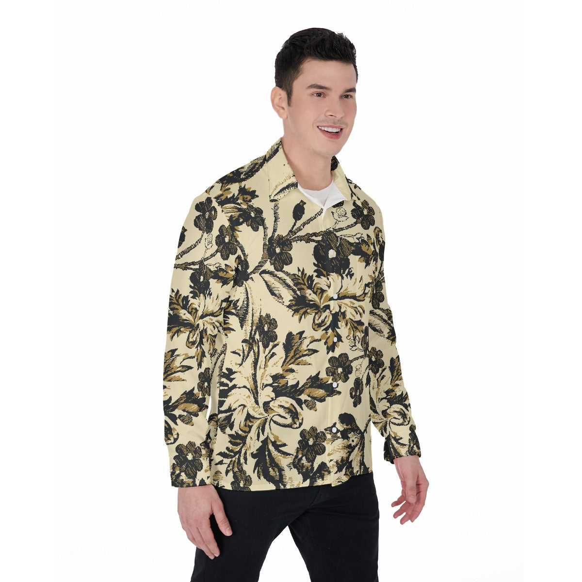 All-Over Print Men's Long Sleeve Shirt