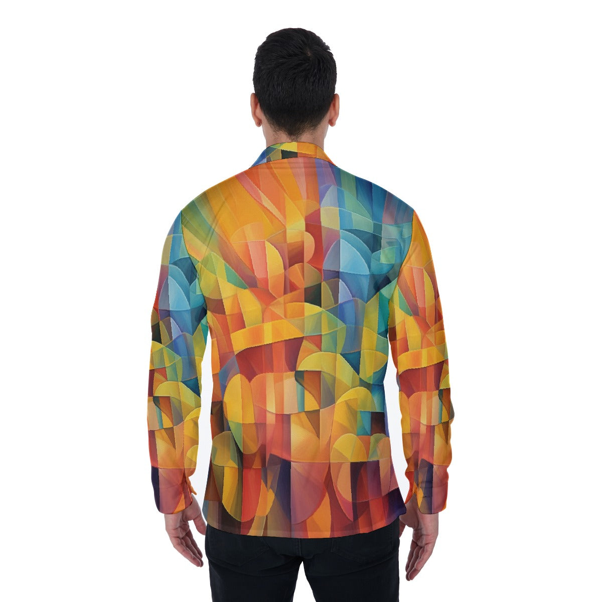 All-Over Print Men's Long Sleeve Shirt