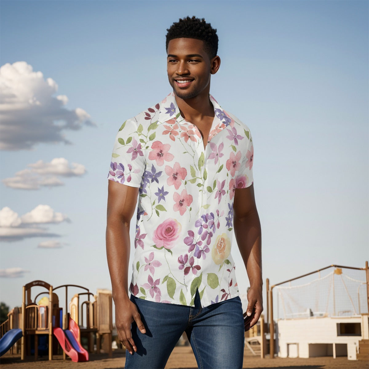 All-Over Print Men's short sleeve Shirt