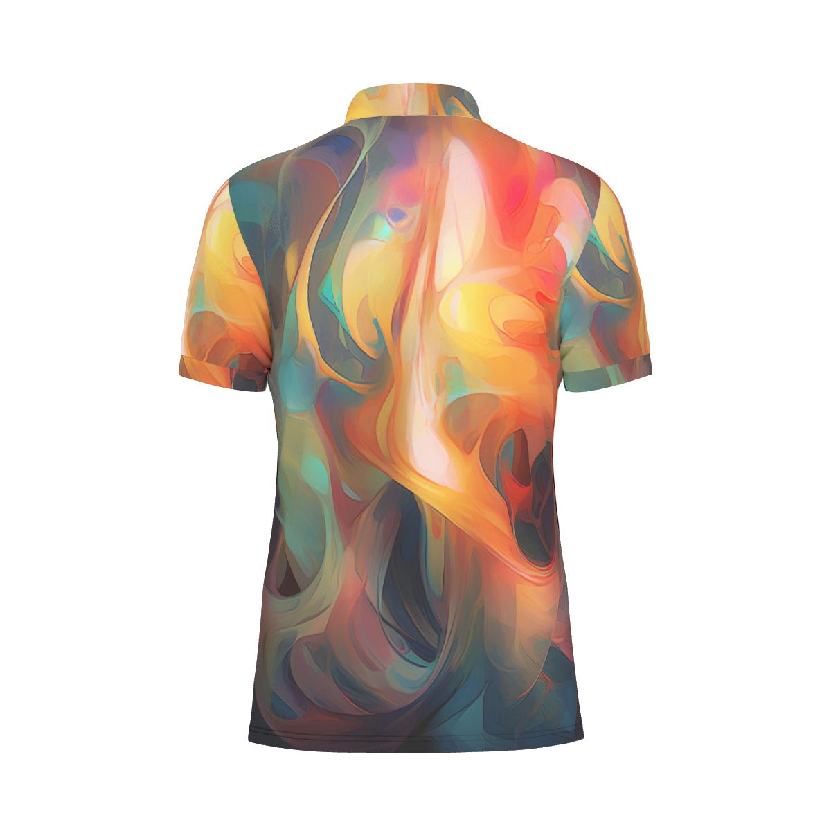 All-Over Print Men's Stretch Polo Shirt