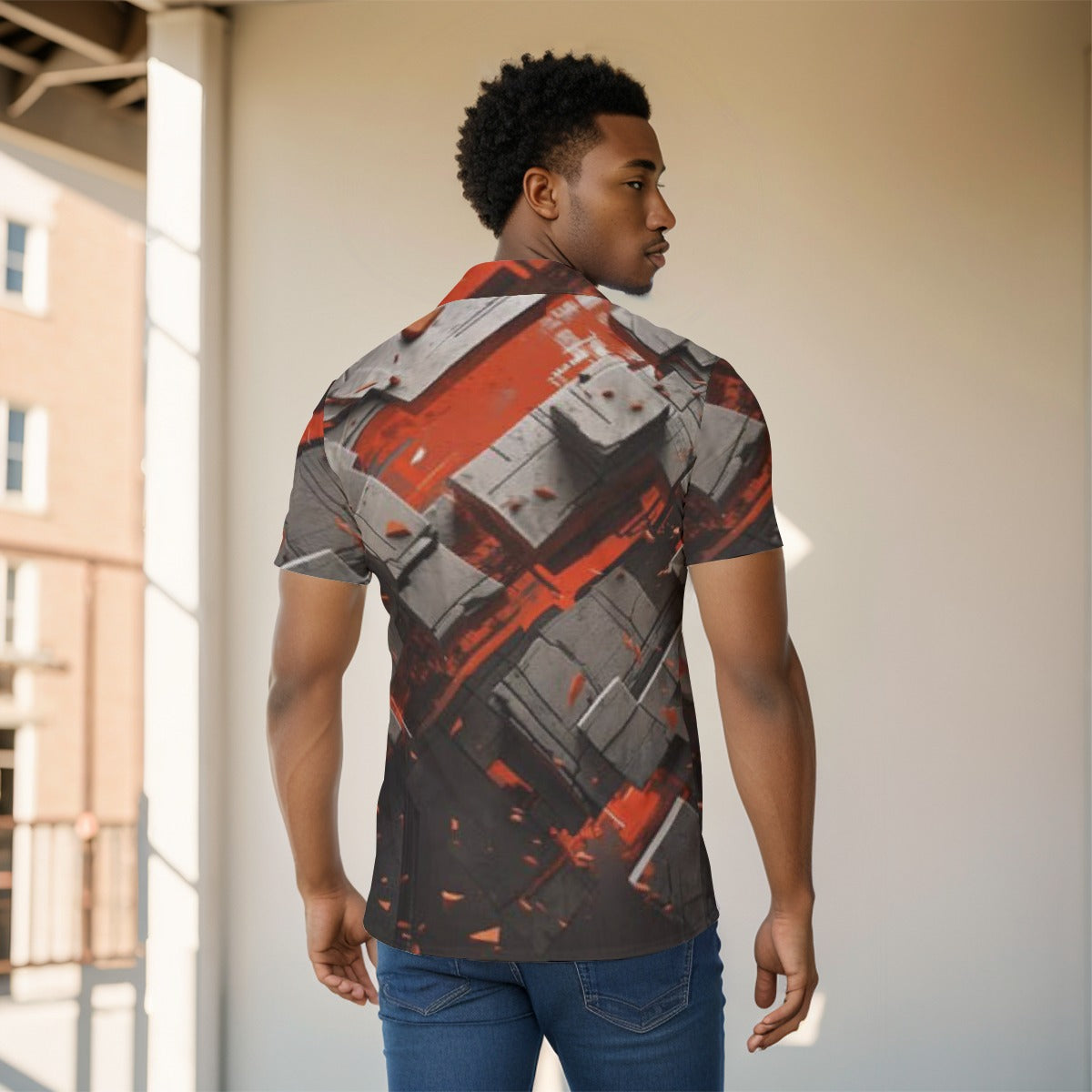 All-Over Print Men's short sleeve Shirt