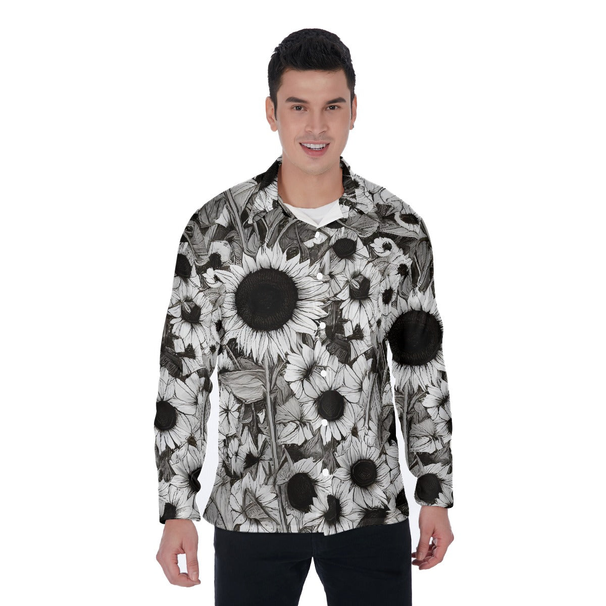 All-Over Print Men's Long Sleeve Shirt