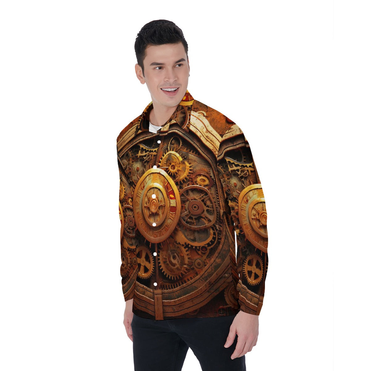 All-Over Print Men's Long Sleeve Shirt