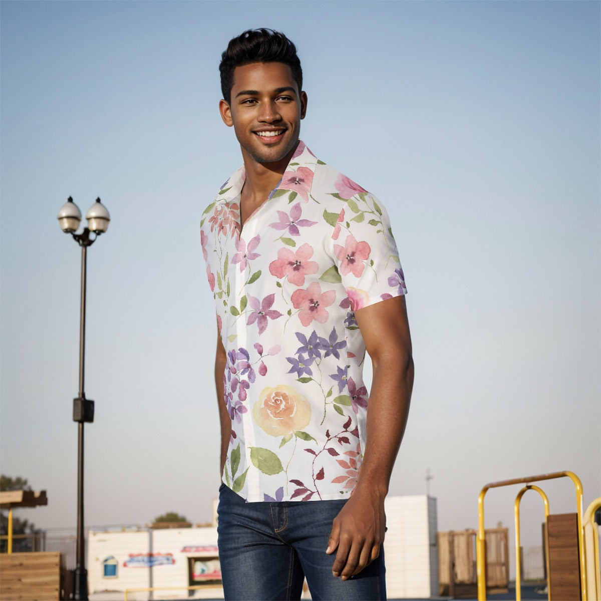 All-Over Print Men's short sleeve Shirt