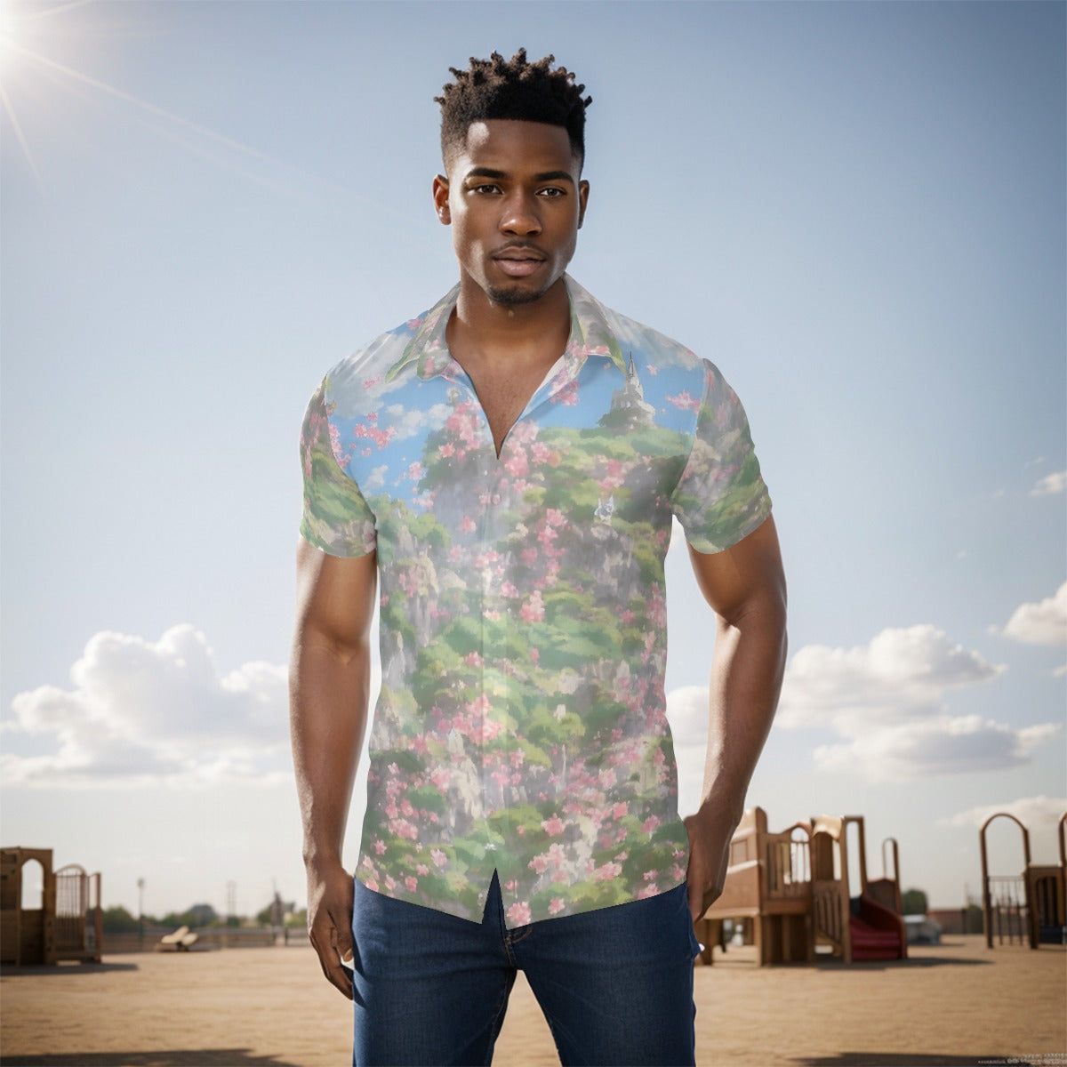 All-Over Print Men's short sleeve Shirt