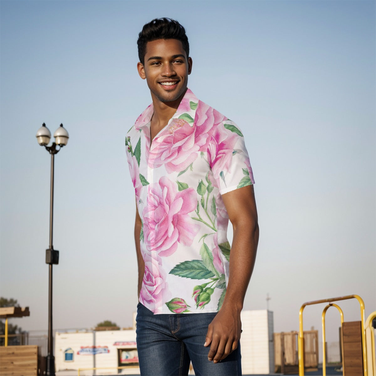 All-Over Print Men's short sleeve Shirt