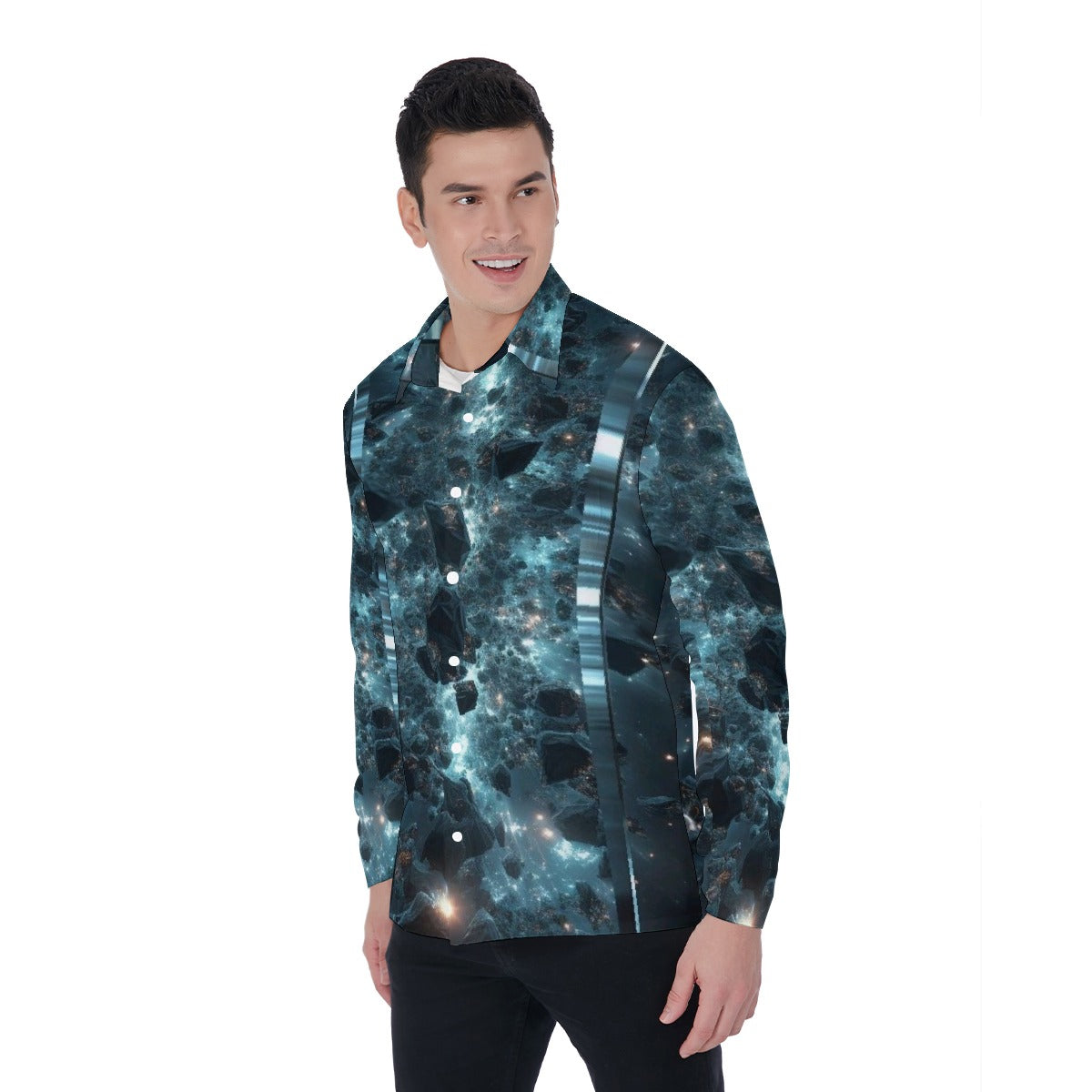 All-Over Print Men's Long Sleeve Shirt