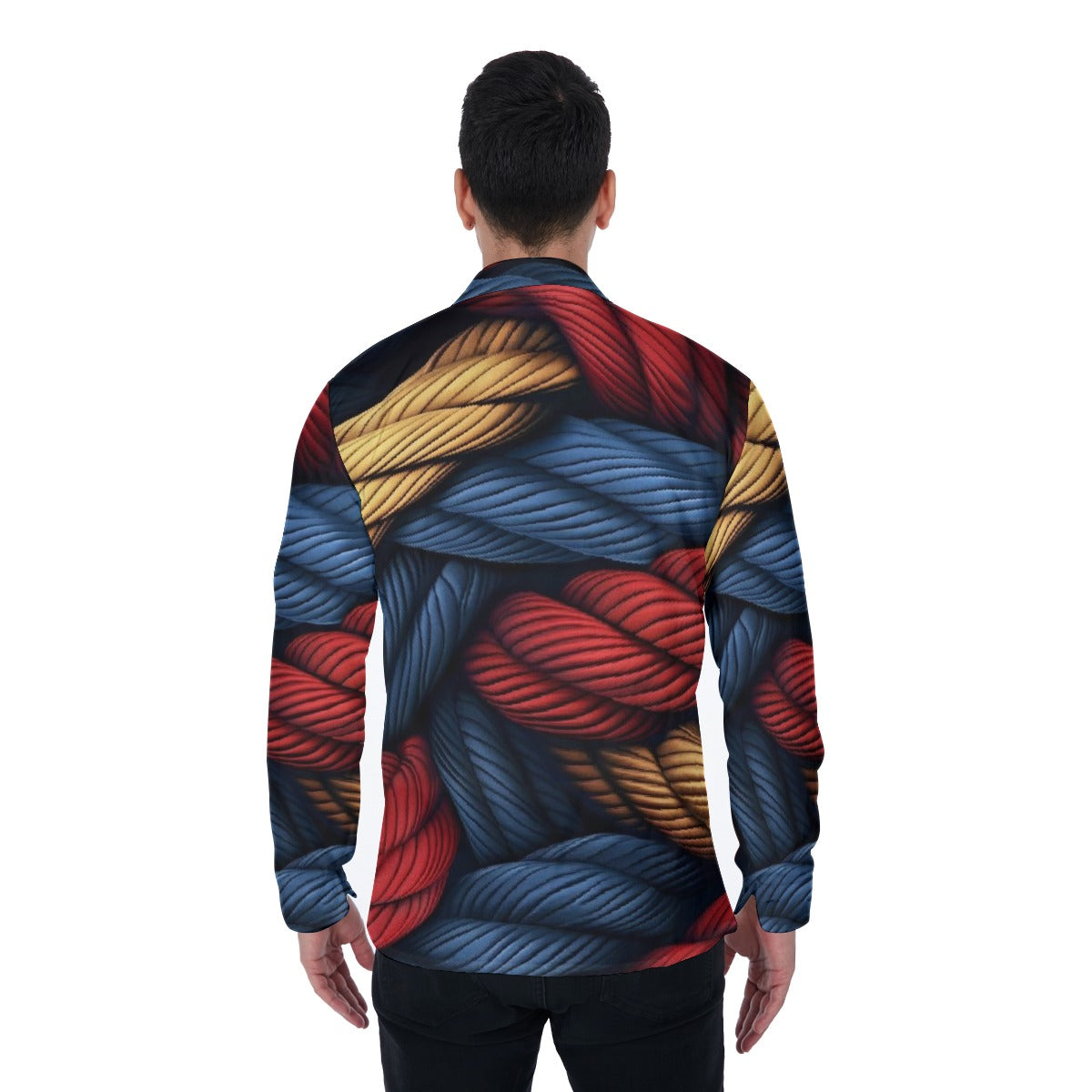 All-Over Print Men's Long Sleeve Shirt