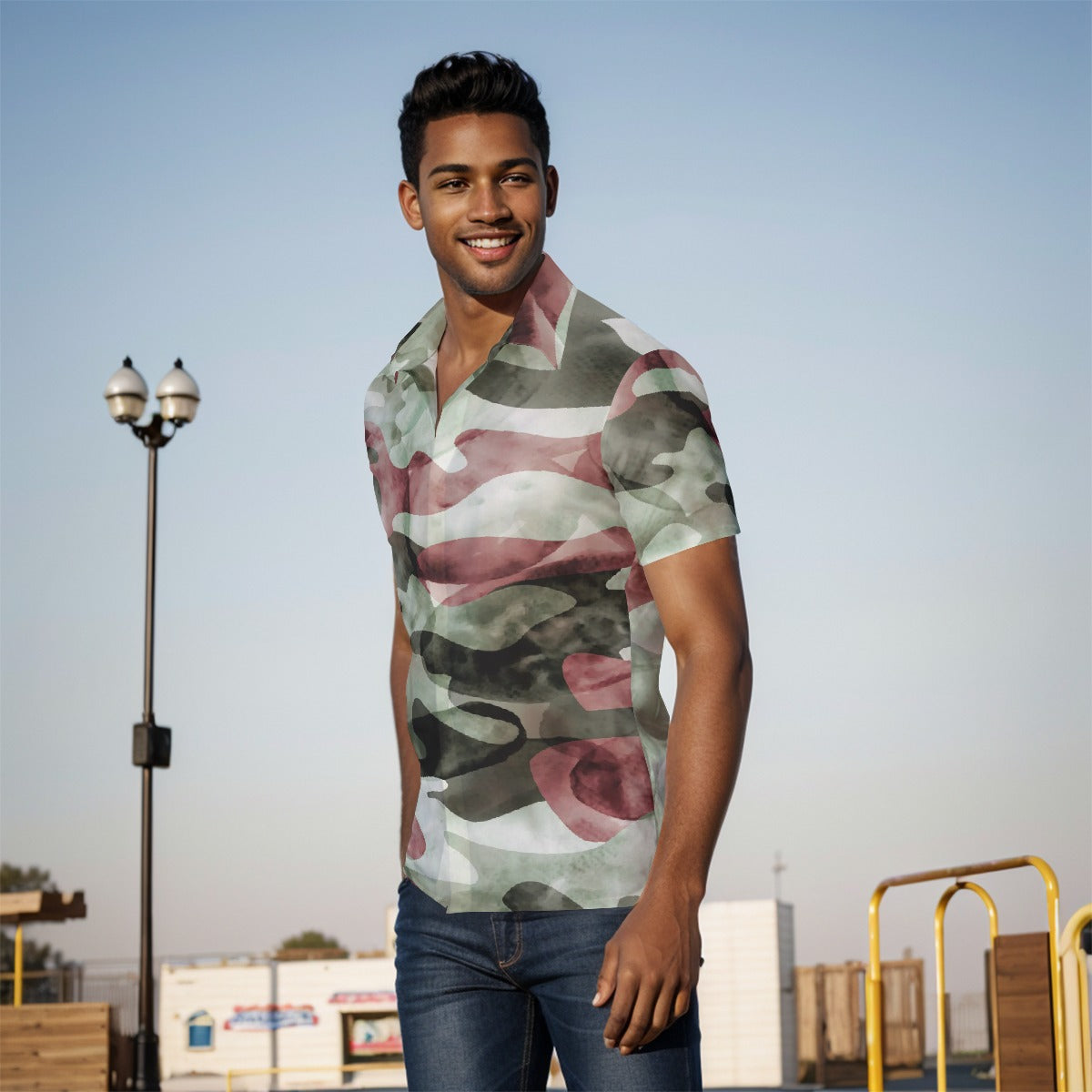 All-Over Print Men's short sleeve Shirt