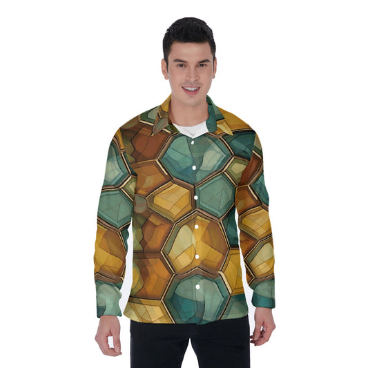 All-Over Print Men's Long Sleeve Shirt