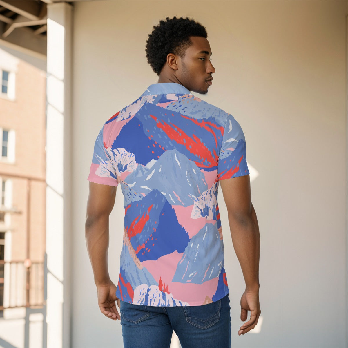 All-Over Print Men's short sleeve Shirt