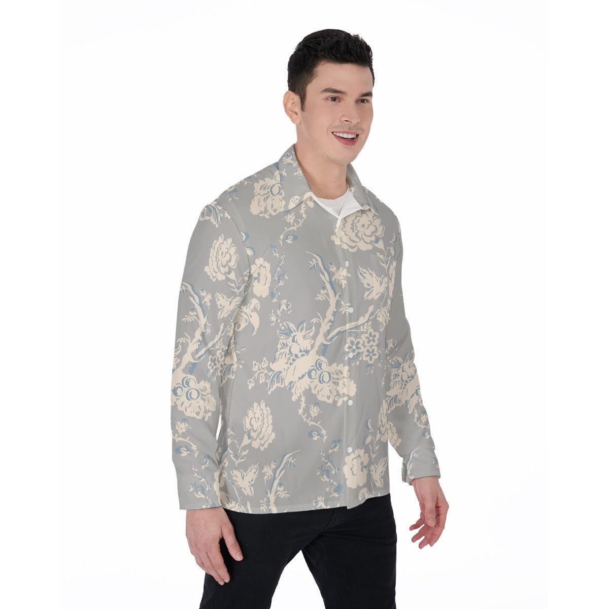 All-Over Print Men's Long Sleeve Shirt