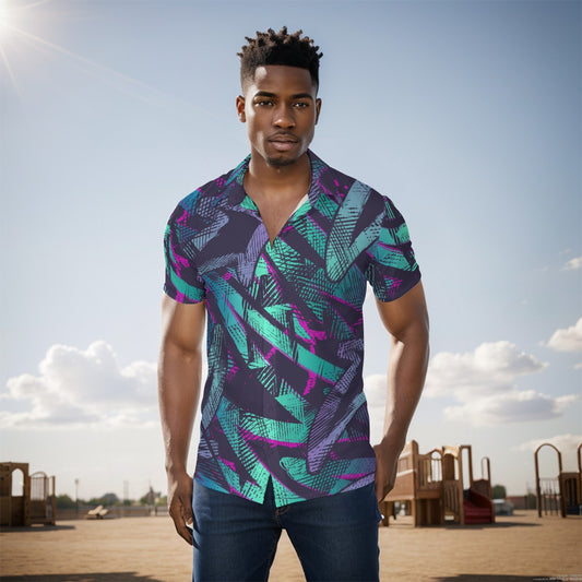 All-Over Print Men's short sleeve Shirt