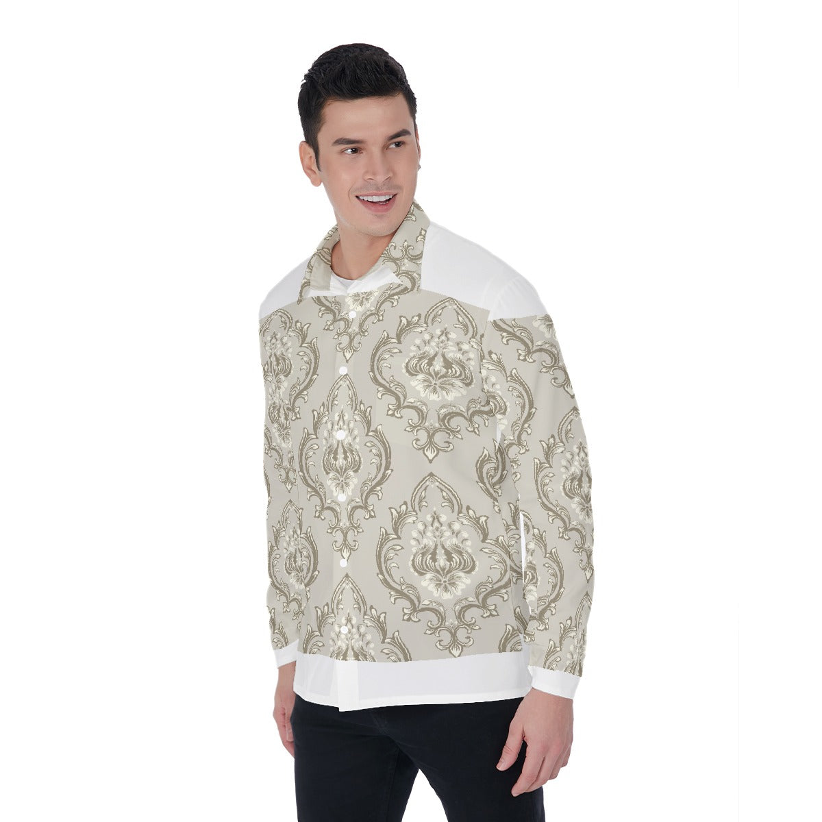 All-Over Print Men's Long Sleeve Shirt