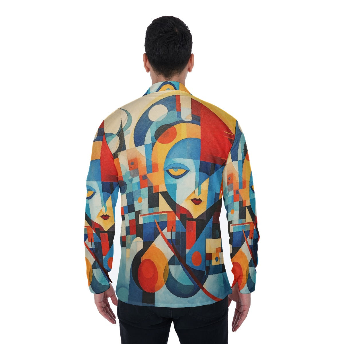 All-Over Print Men's Long Sleeve Shirt