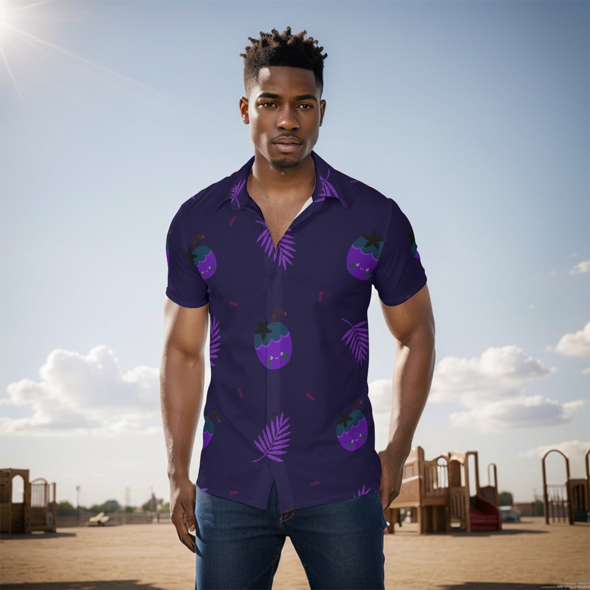 All-Over Print Men's short sleeve Shirt