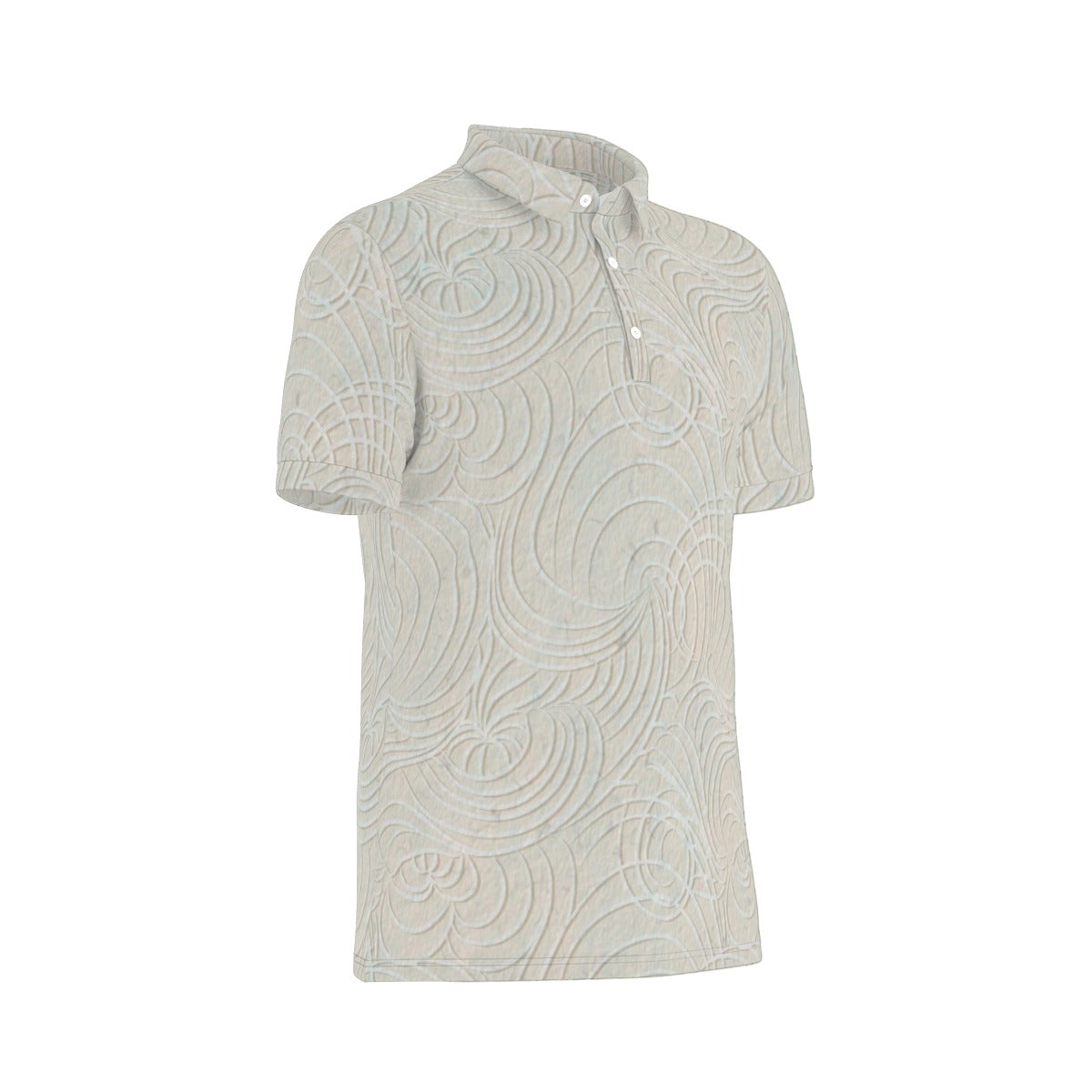 All-Over Print Men's Stretch Polo Shirt