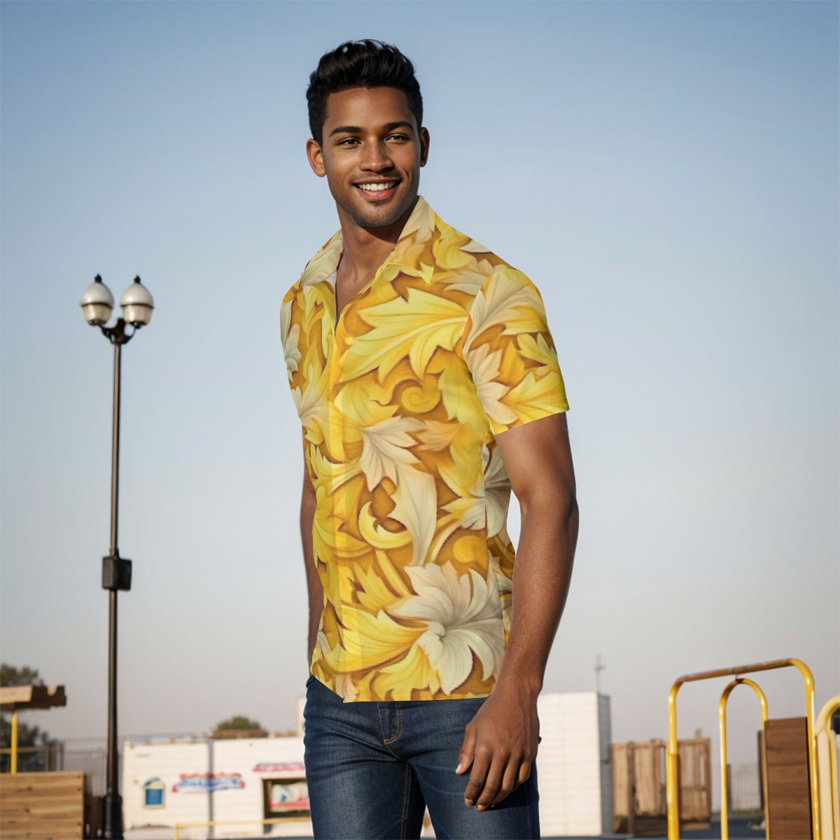 All-Over Print Men's Shirt