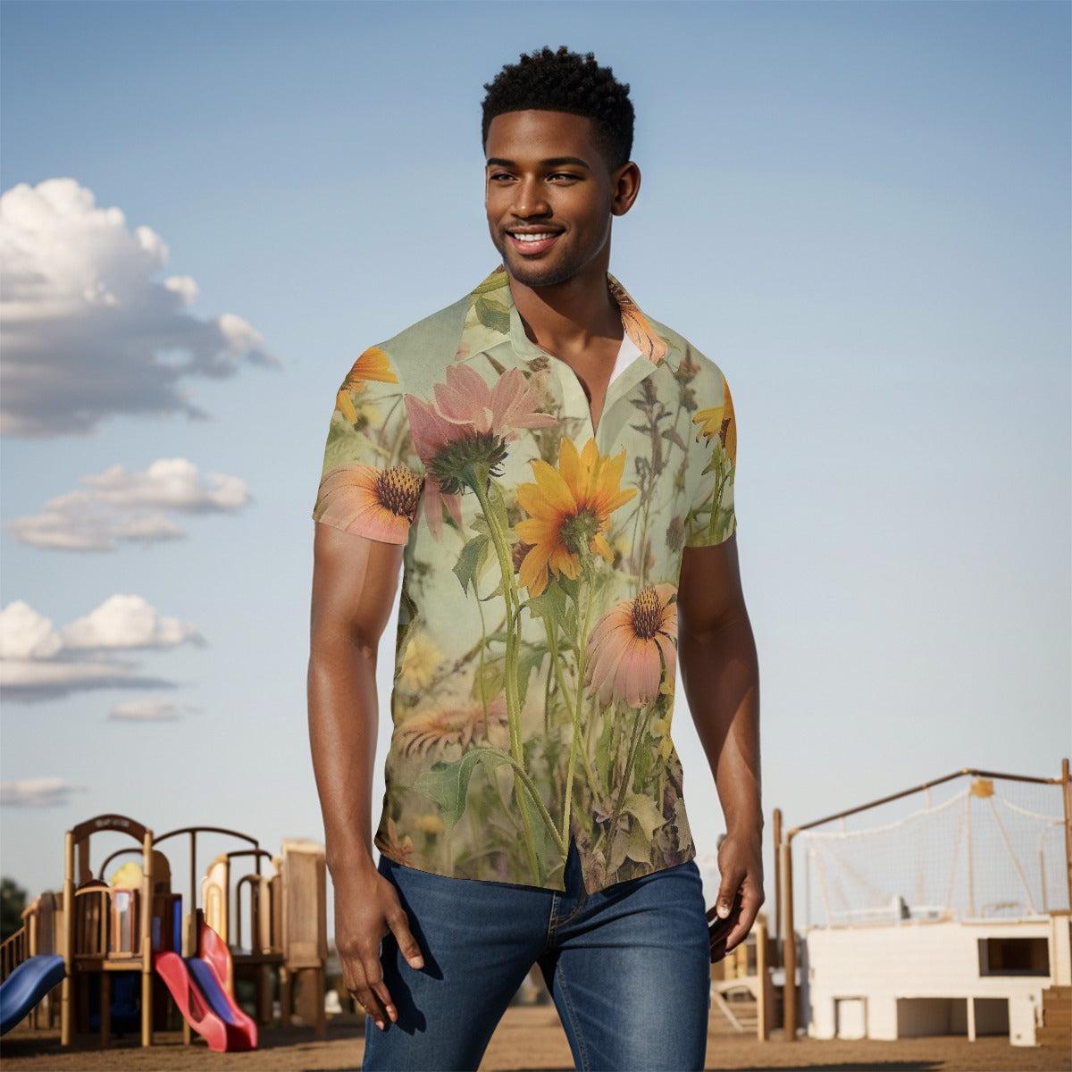 All-Over Print Men's short sleeve Shirt