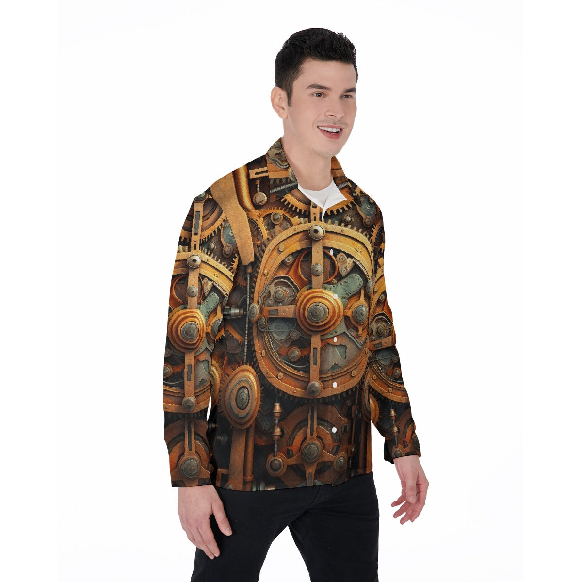 All-Over Print Men's Long Sleeve Shirt