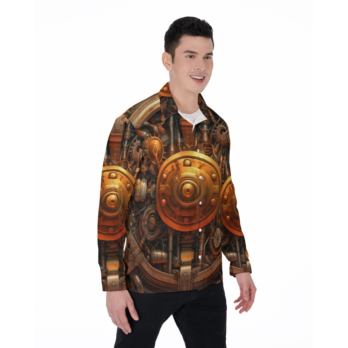 All-Over Print Men's Long Sleeve Shirt