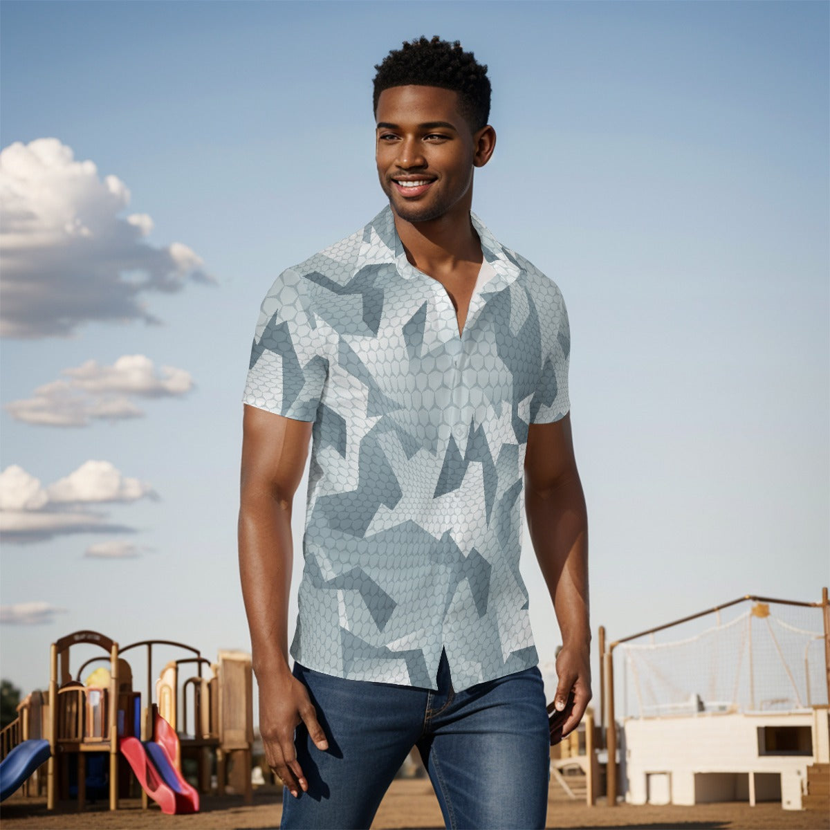 All-Over Print Men's short sleeve Shirt