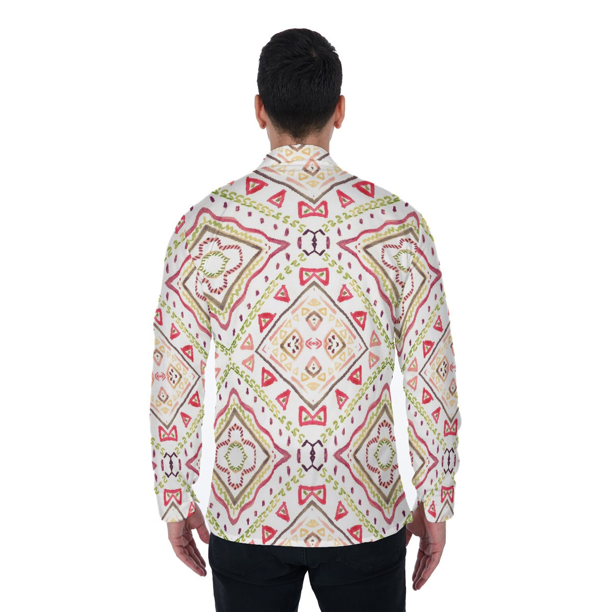 All-Over Print Men's Long Sleeve Shirt