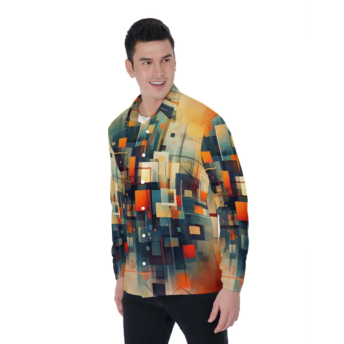 All-Over Print Men's Long Sleeve Shirt