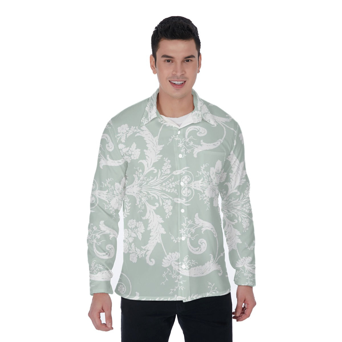 All-Over Print Men's Long Sleeve Shirt