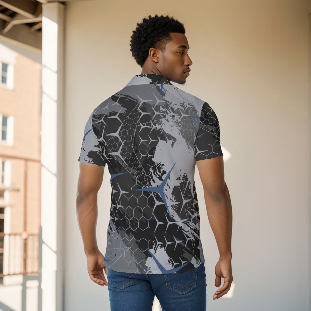 All-Over Print Men's short sleeve Shirt