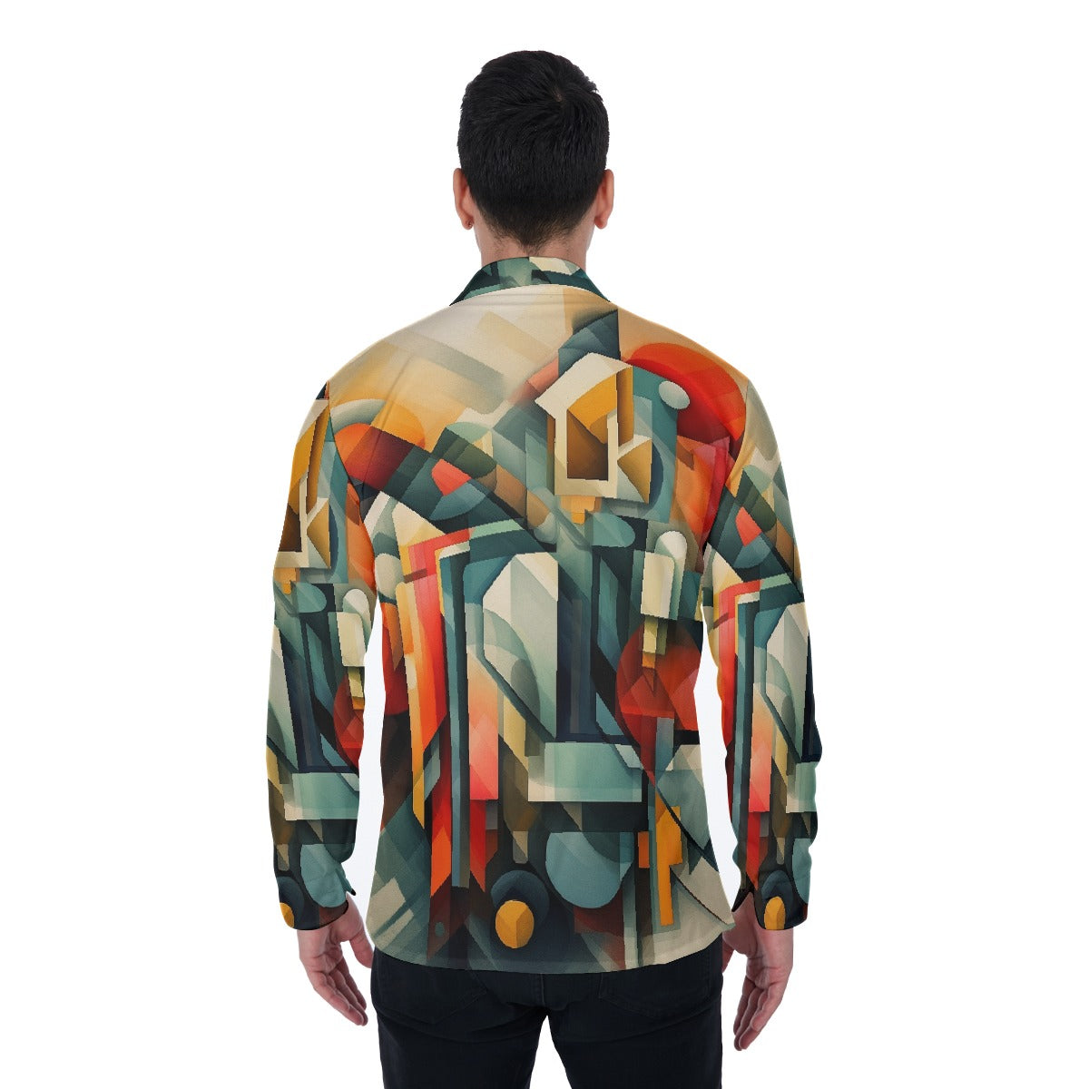 All-Over Print Men's Long Sleeve Shirt