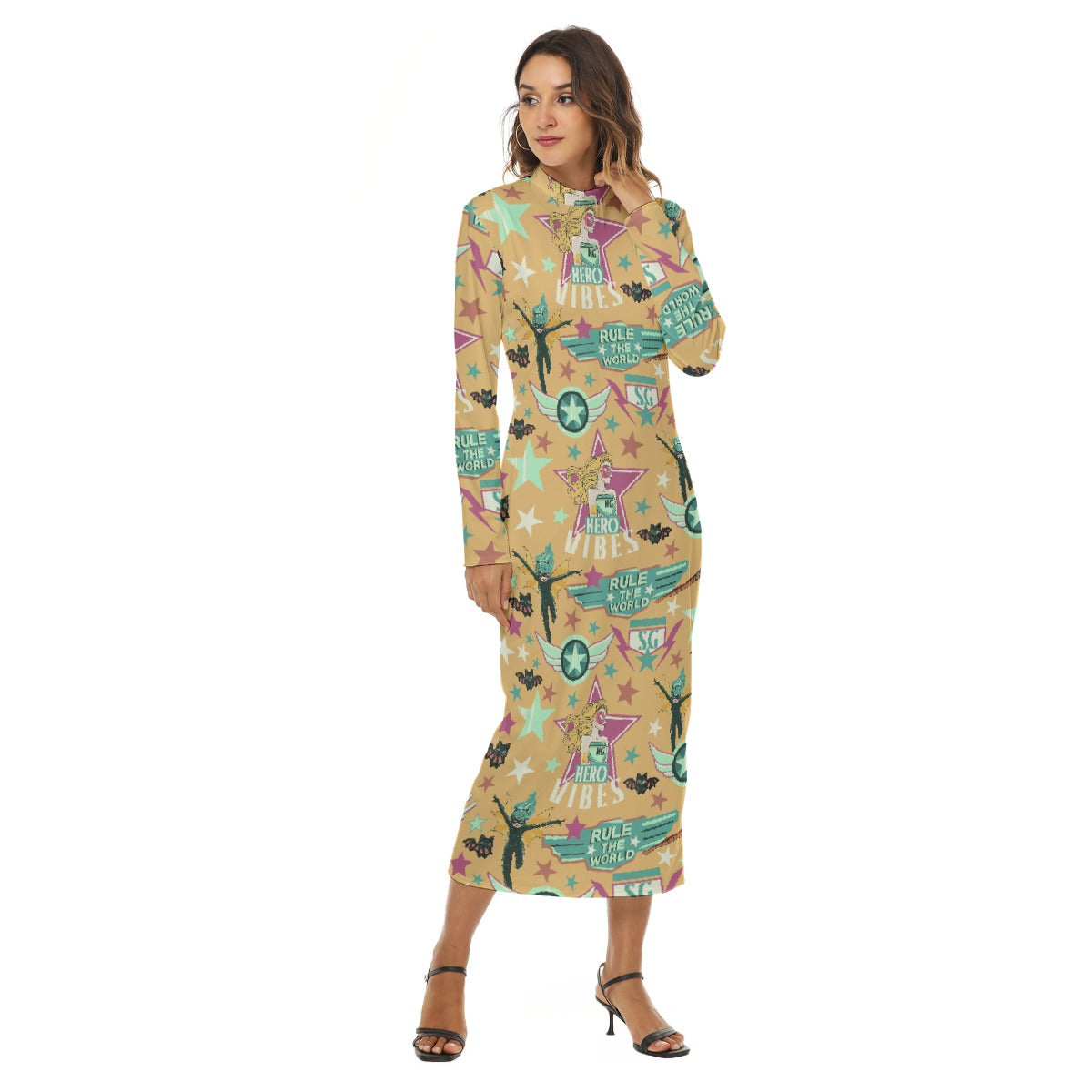 All-Over Print Women's Hip Dress