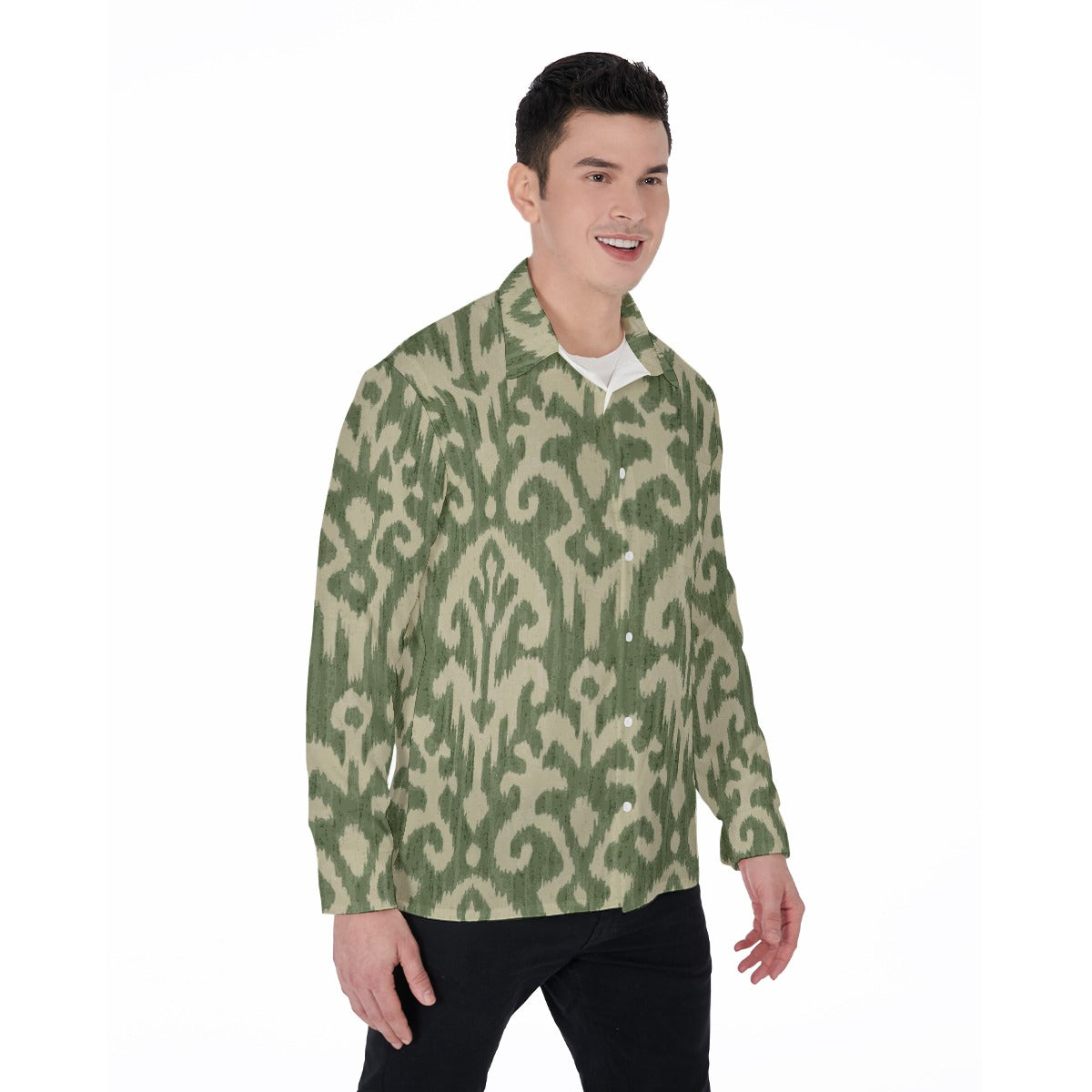 All-Over Print Men's Long Sleeve Shirt